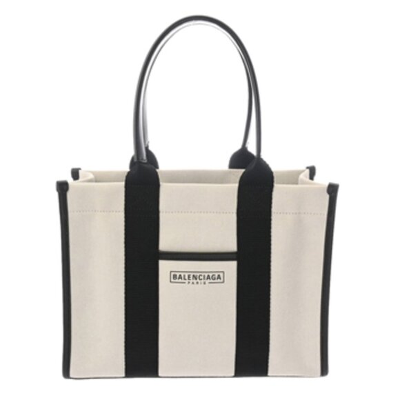 BALENCIAGA Black Leather Tote Bag - Picture 1 of 11